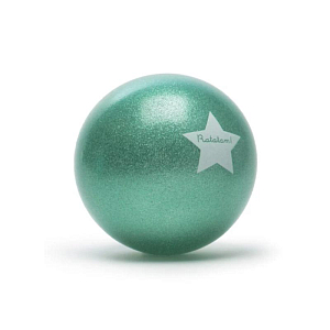 Мяч Ratatam "Green Glitter", зеленый, 15 см